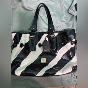 Dooney & Bourke Black and White Tote